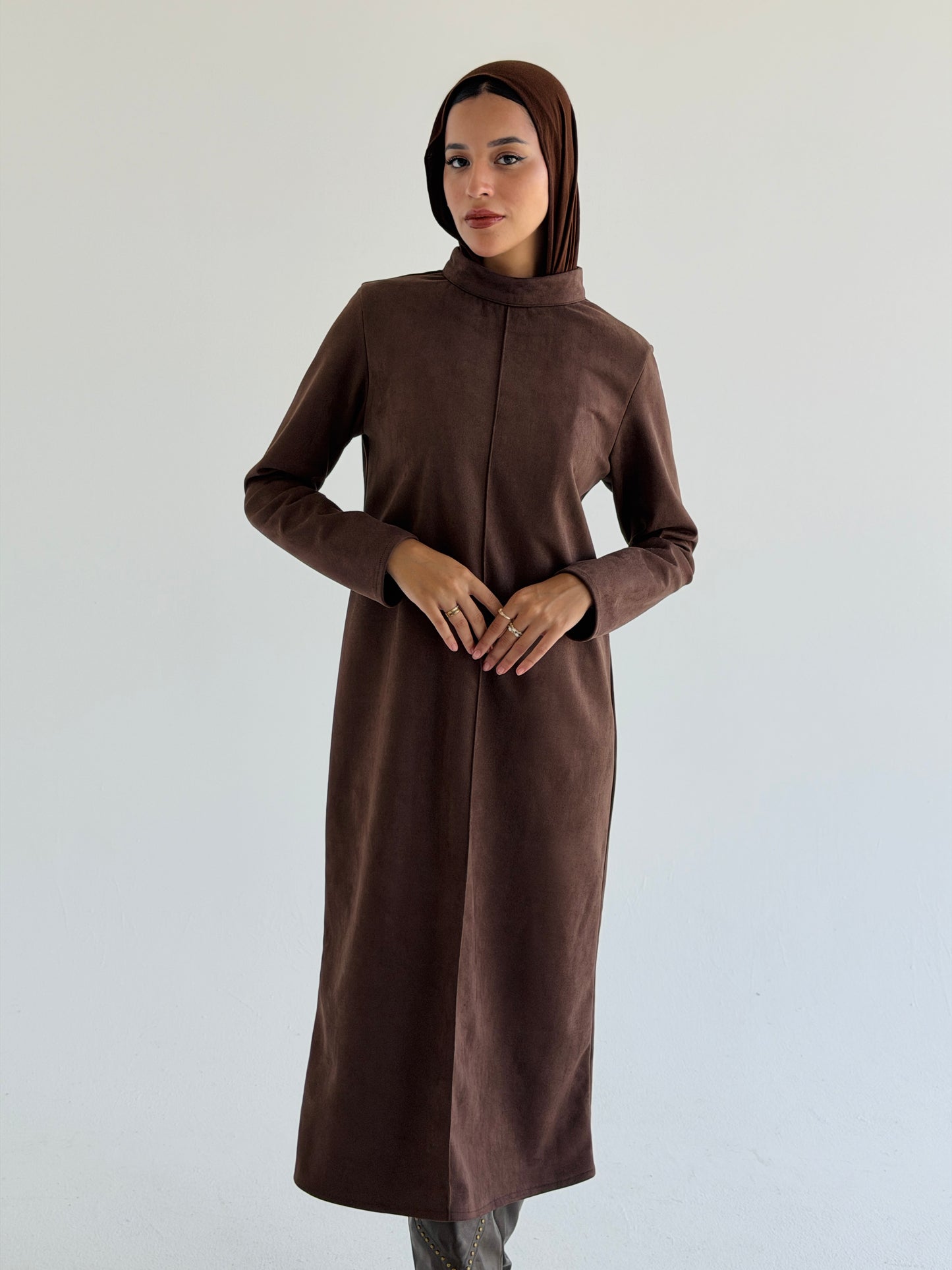 Basic Dress - Brown