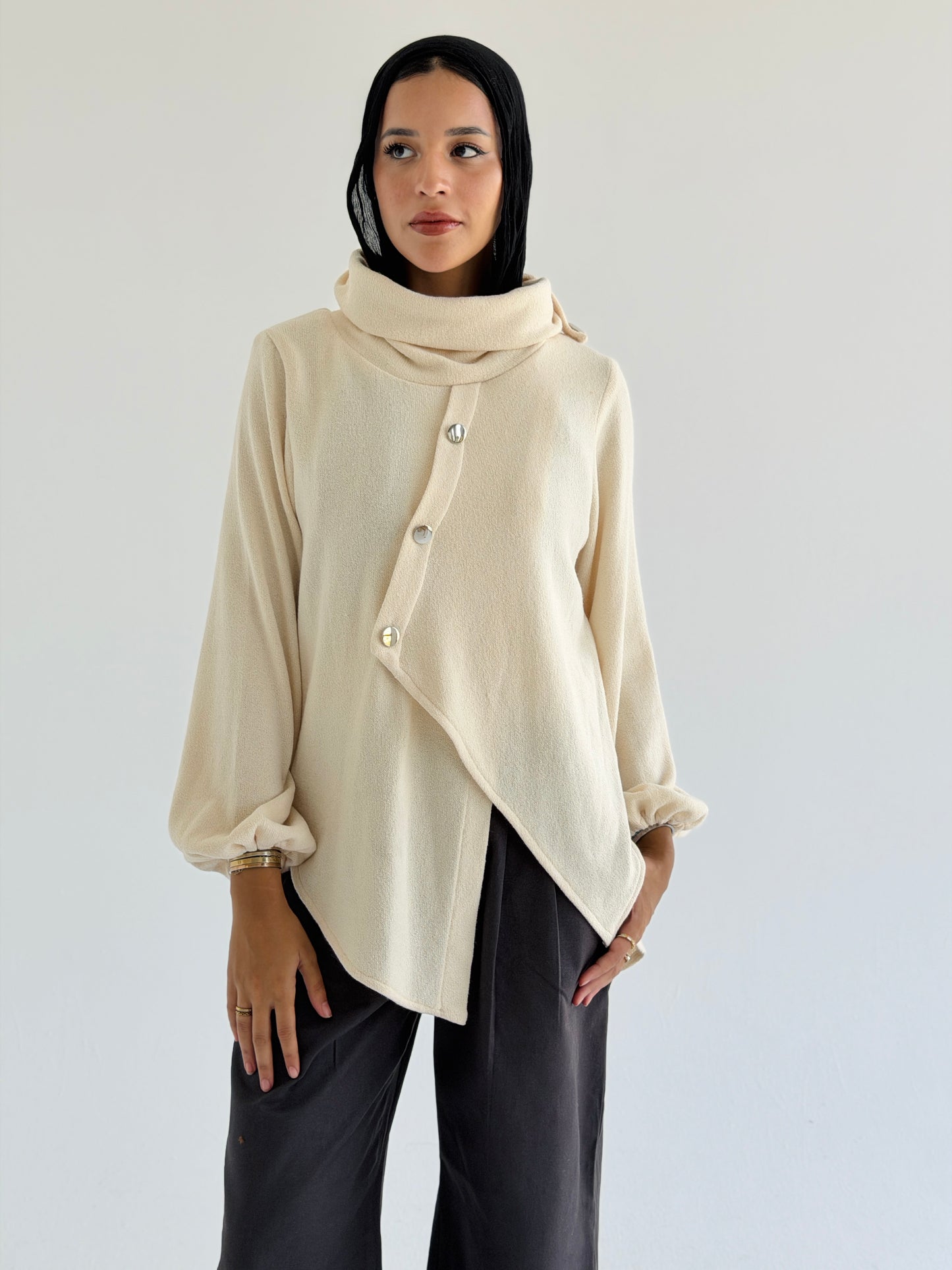Wide Leg Pants - Gray