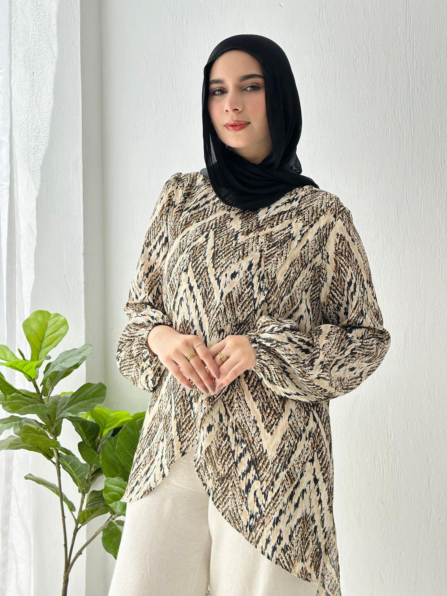 Wrap Tiger Blouse