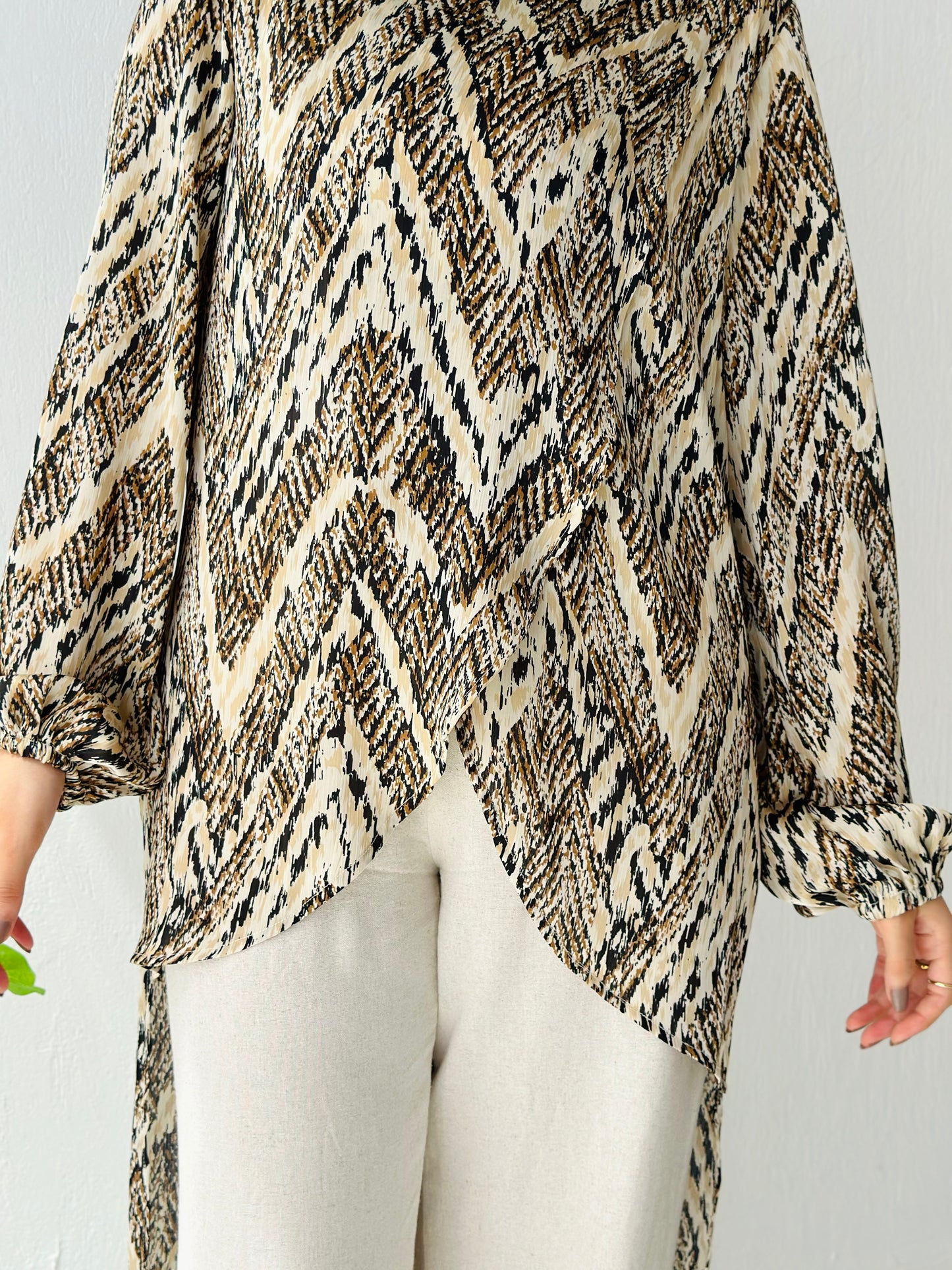 Wrap Tiger Blouse
