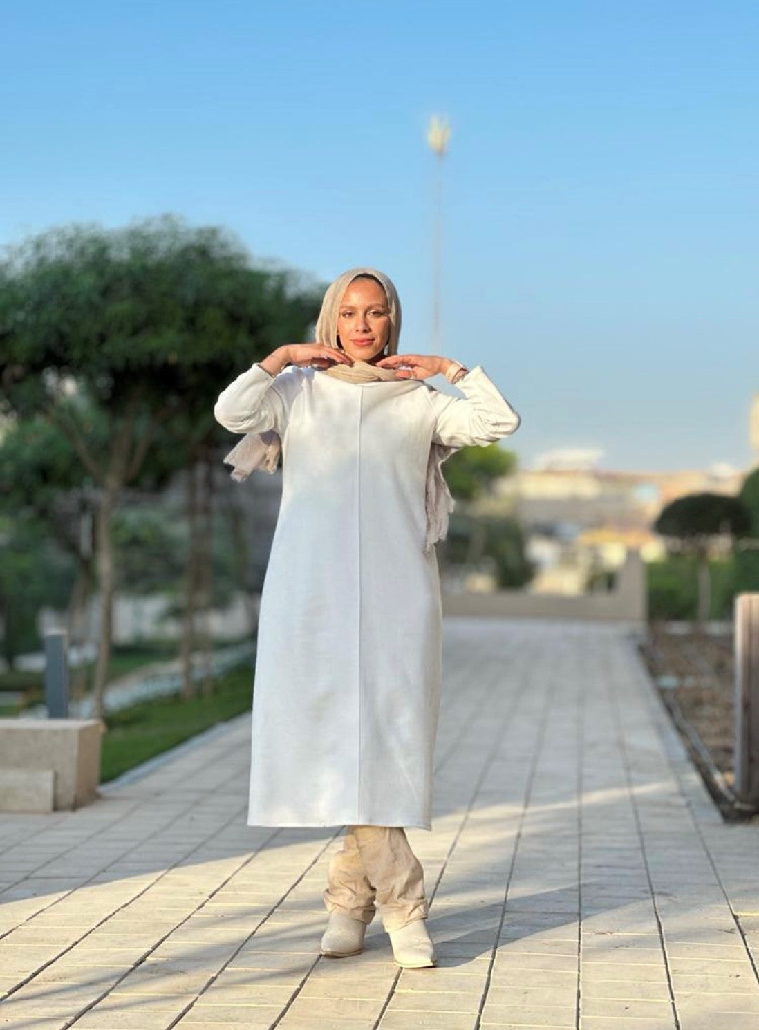 Basic Dress - White