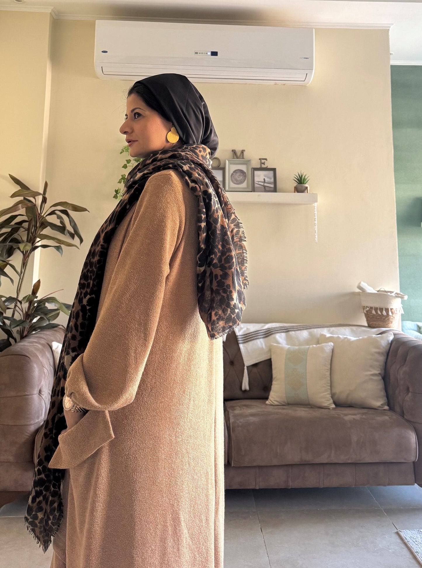 Balloon Dress - Camel