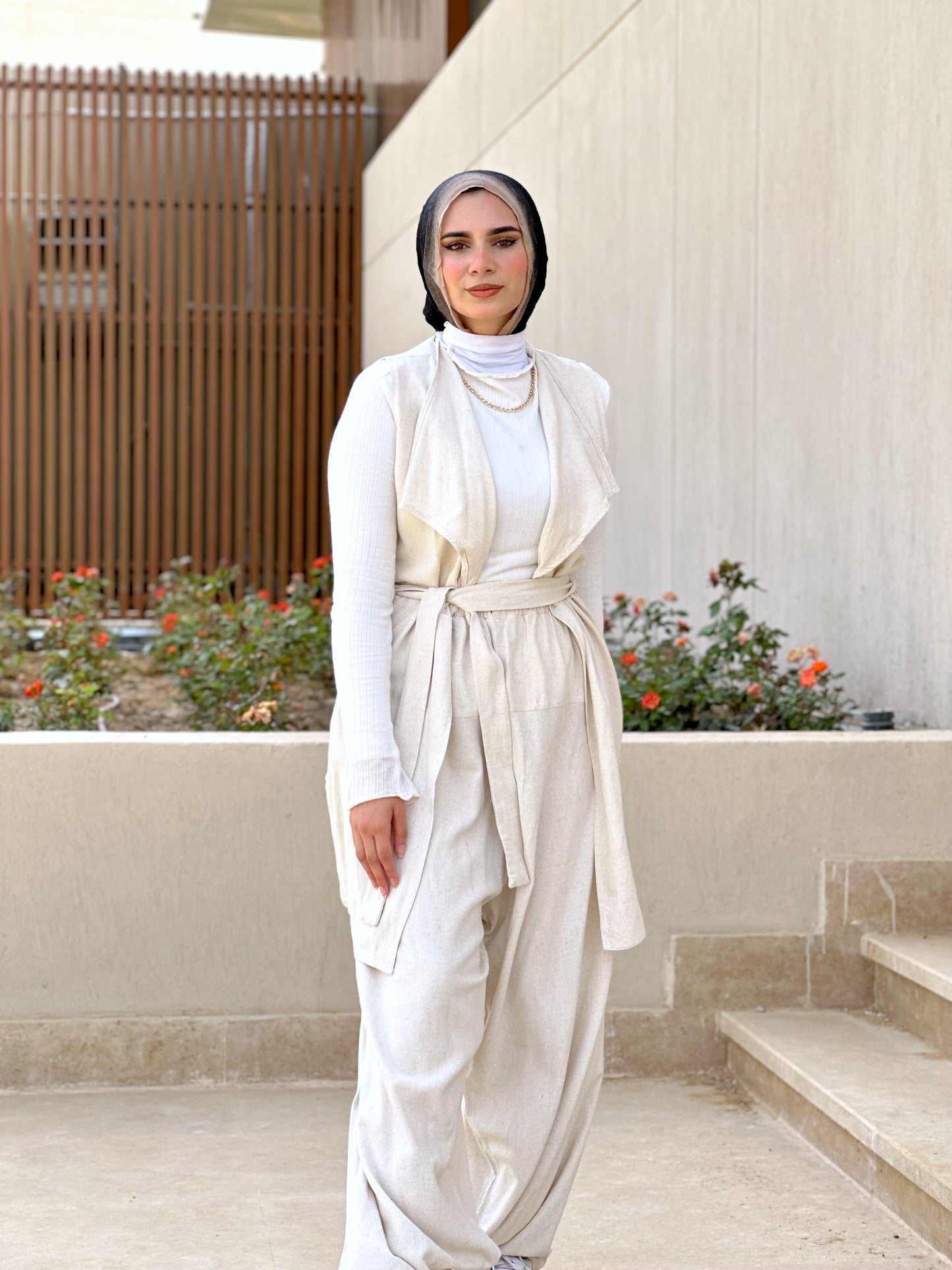 Sherwal Pants - Beige