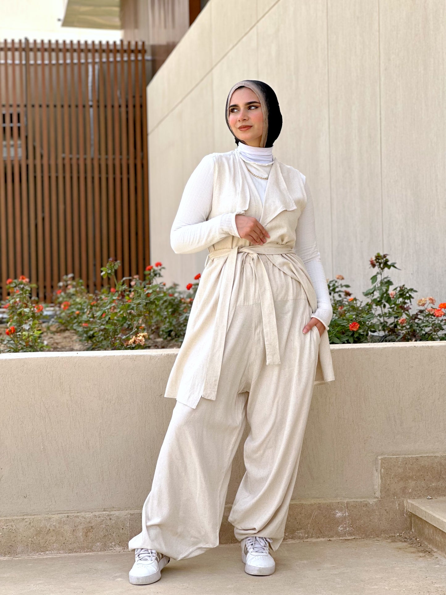 Sherwal Pants - Beige