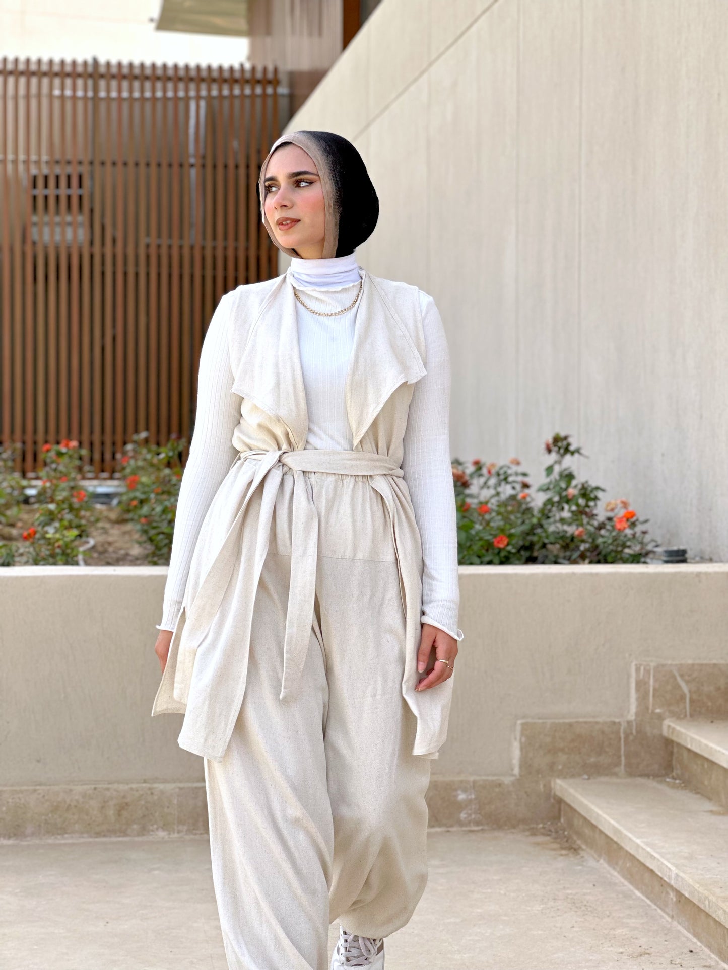 Sherwal Pants - Beige
