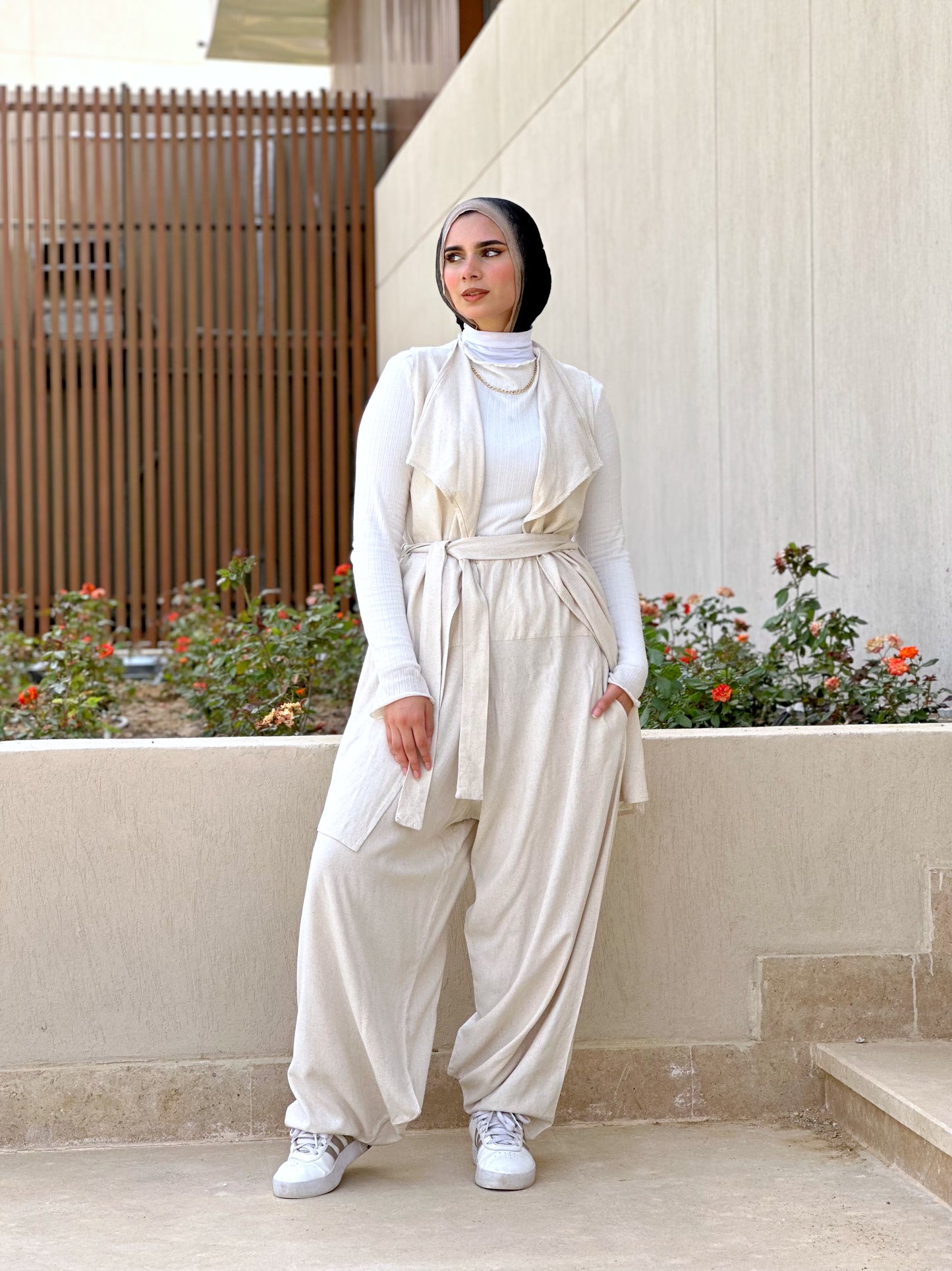 Sherwal Pants - Beige