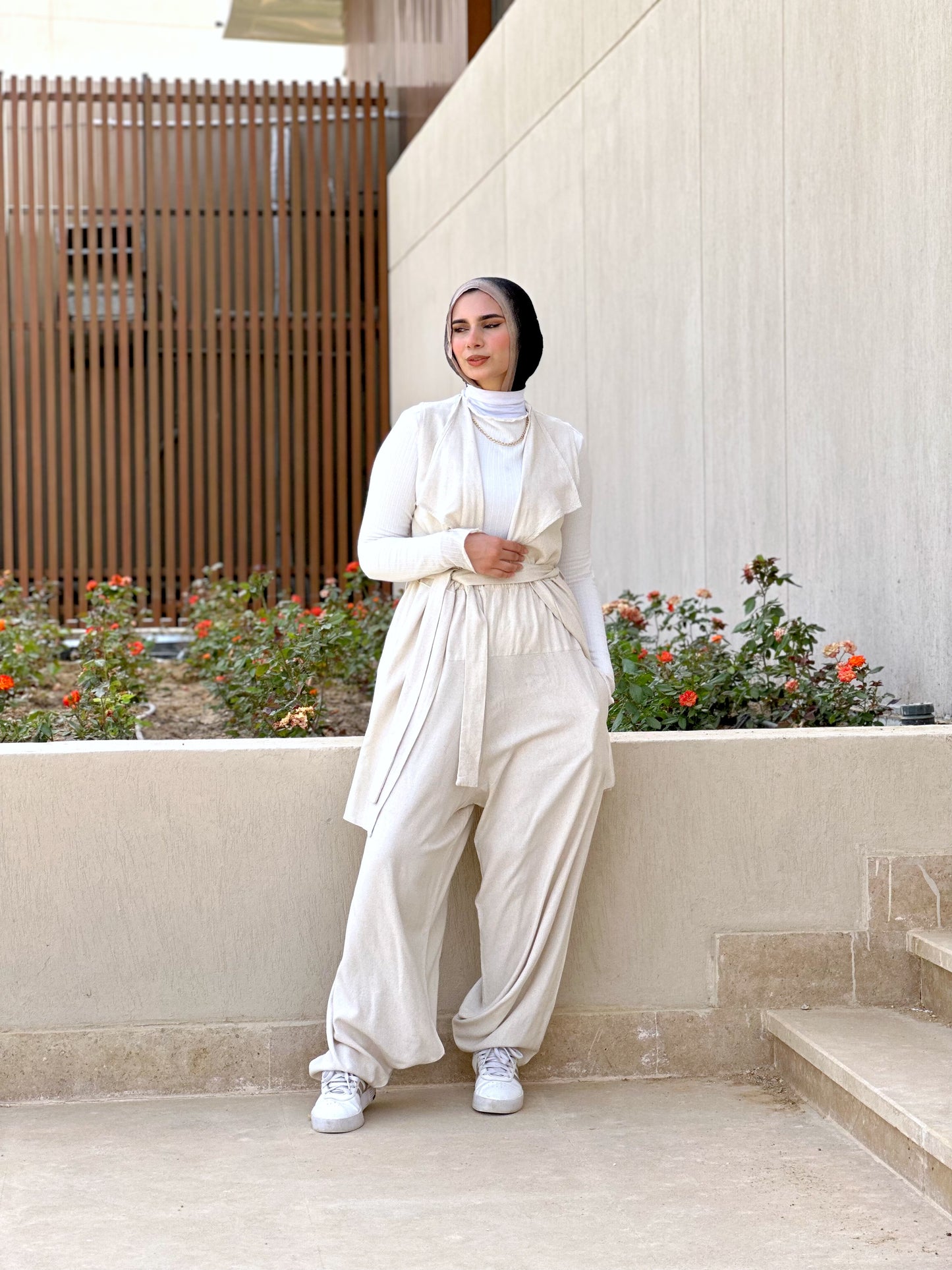 Sherwal Pants - Beige