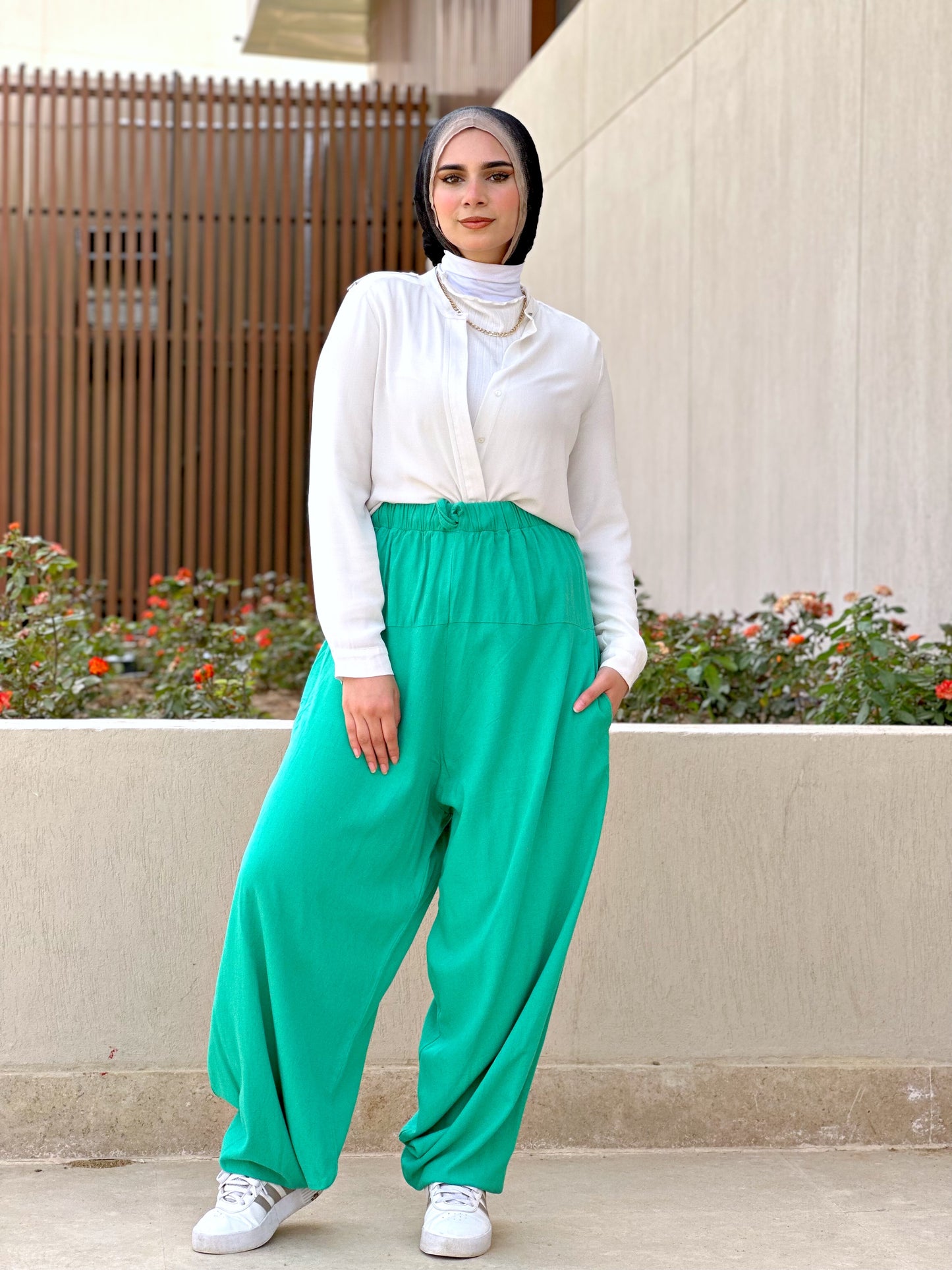 Sherwal Pants - Green