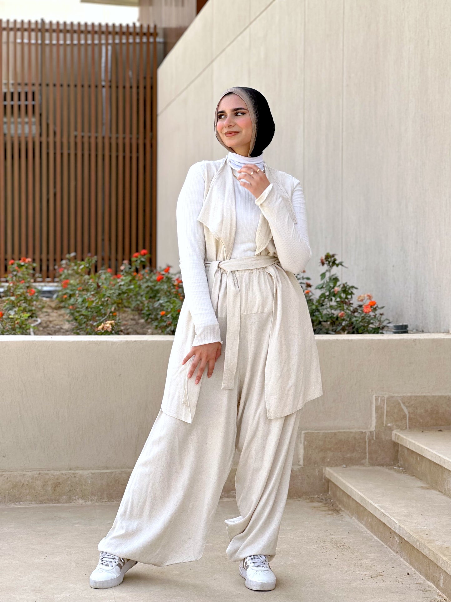 Sherwal Pants - Beige