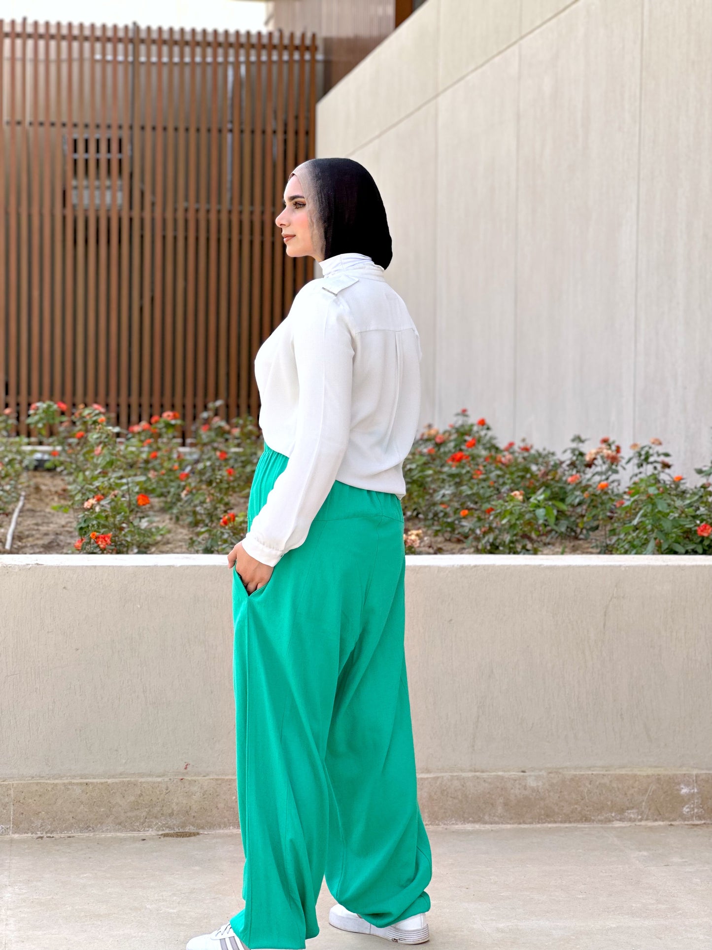 Sherwal Pants - Green