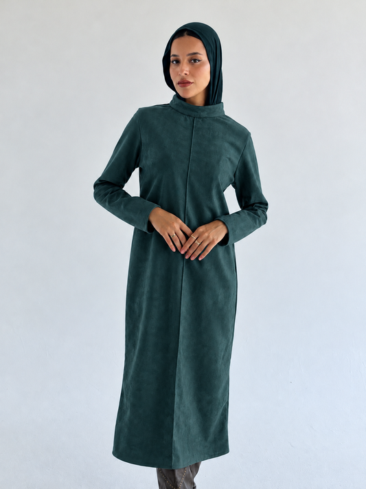Basic Dress - Teal Green