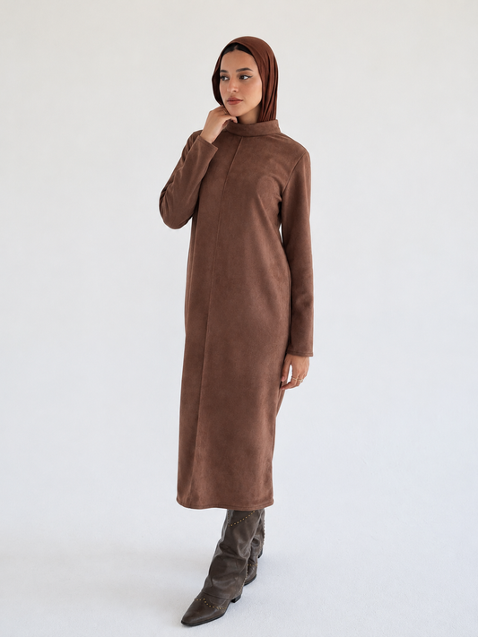 Basic Dress - Brown