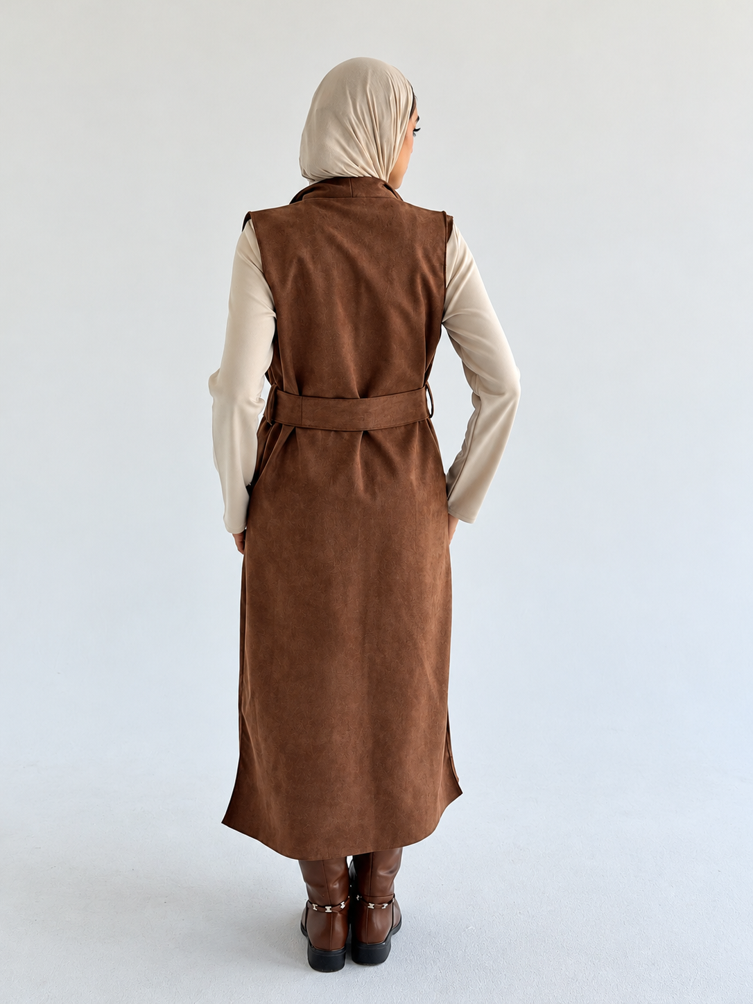 Vest - Brown