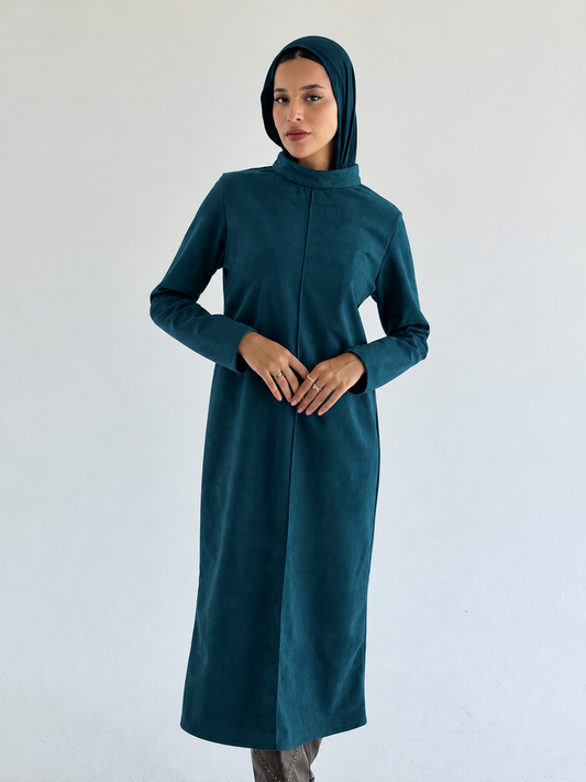 Basic Dress - Teal Green