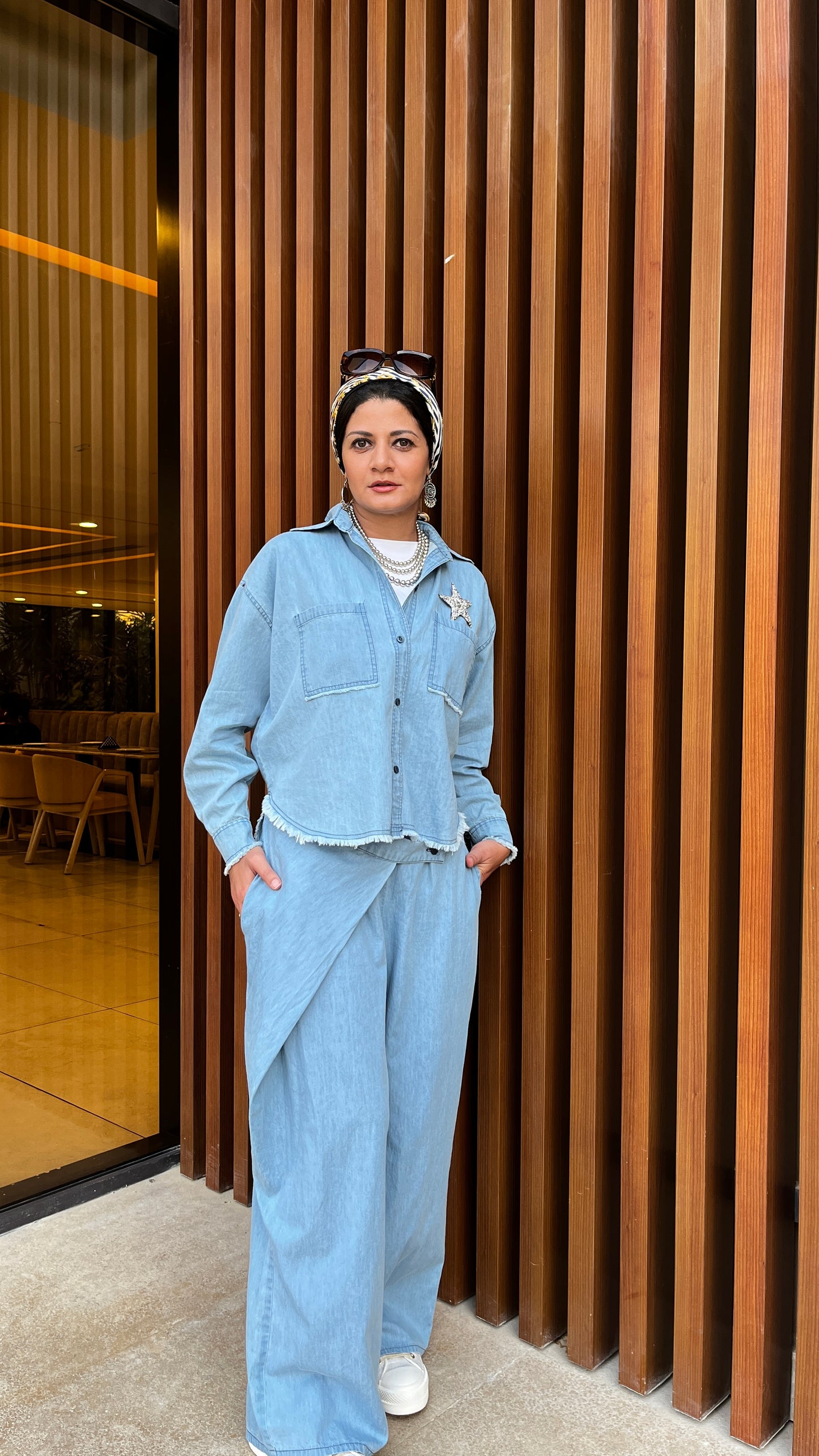 Coastal Breeze Denim Set