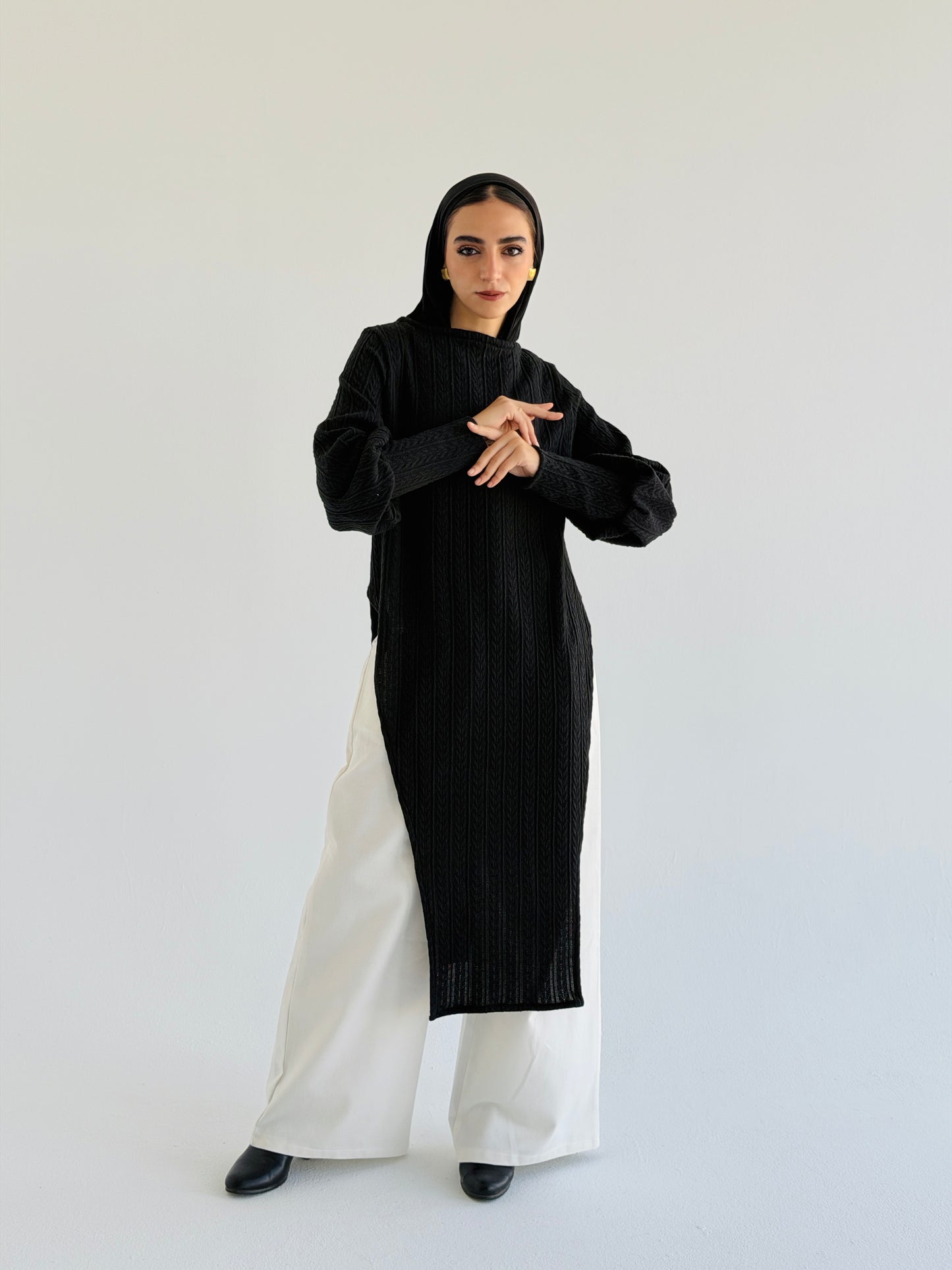 Braided Knit - Black