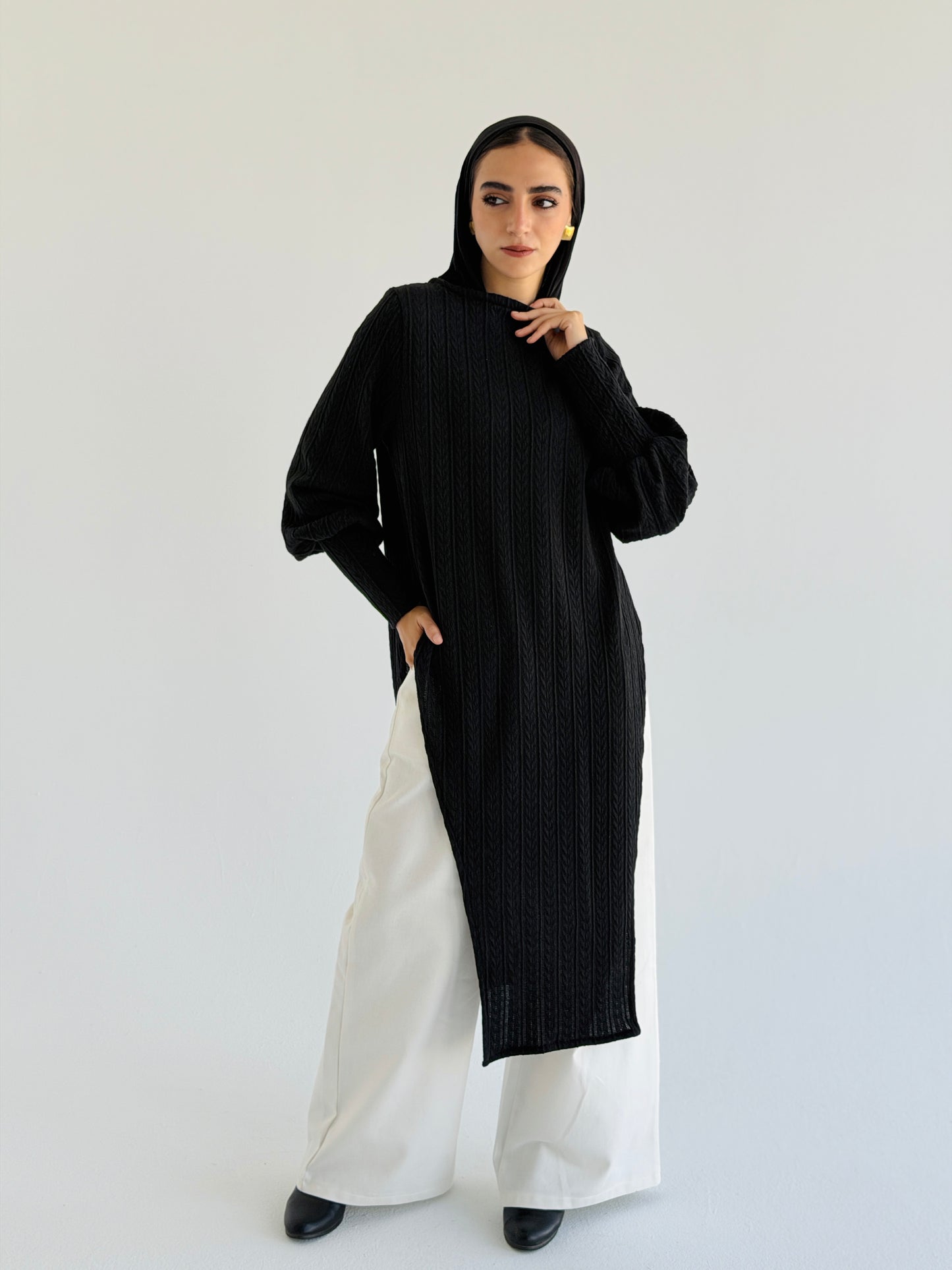 Braided Knit - Black