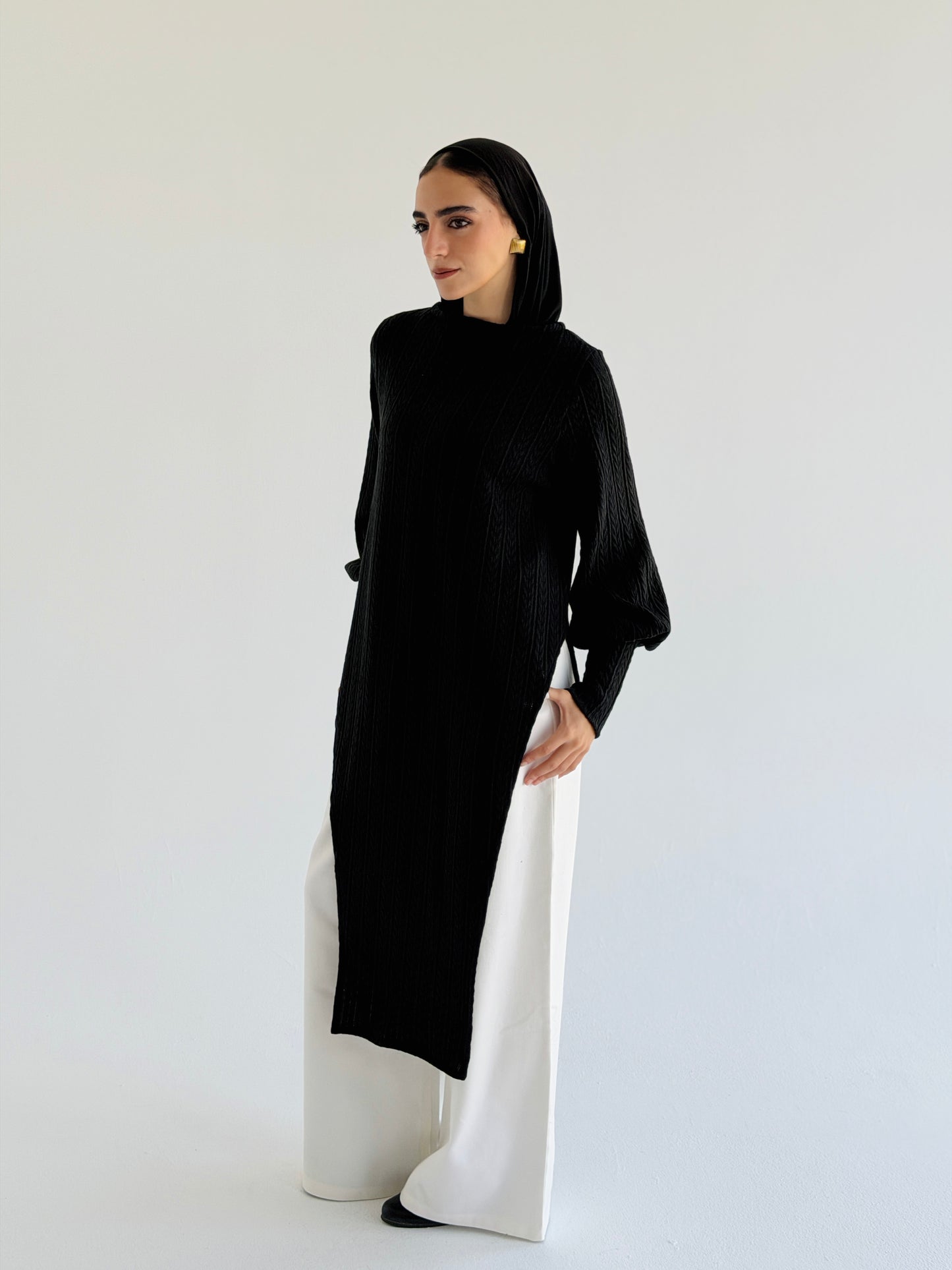 Braided Knit - Black