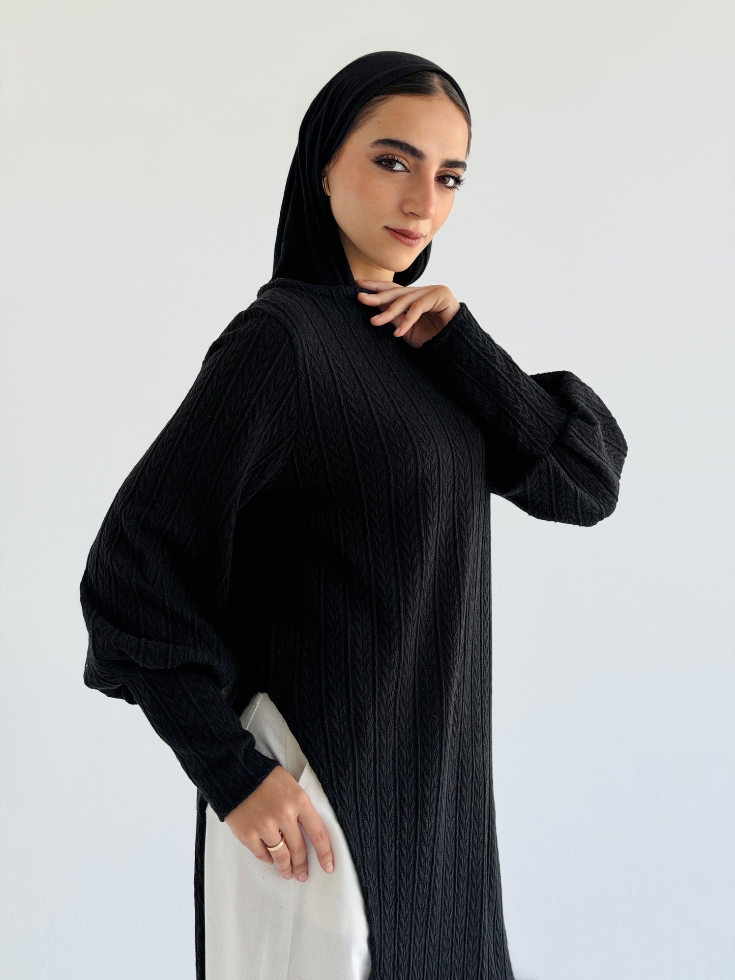 Braided Knit - Black