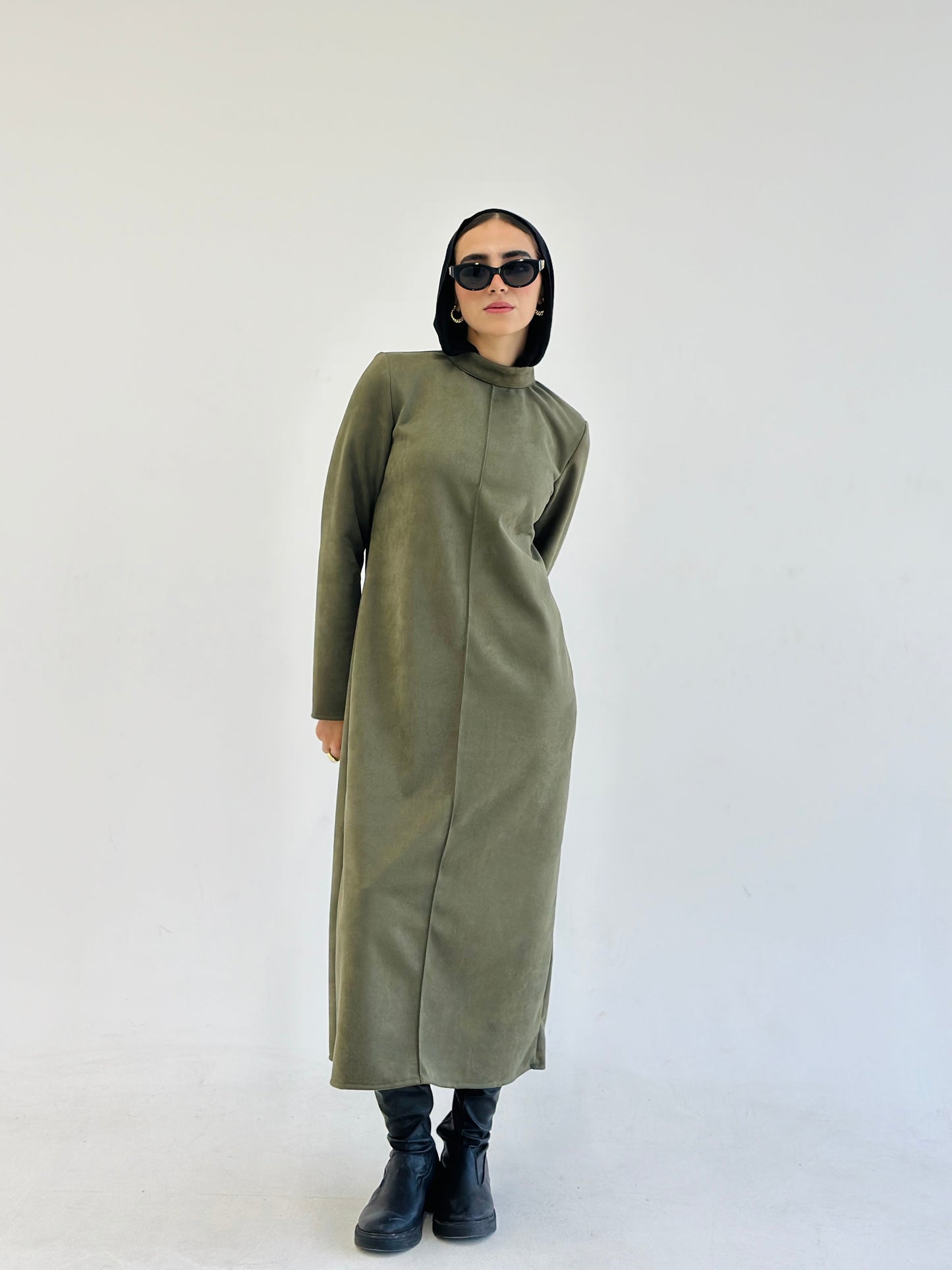 Basic Dress - Olive