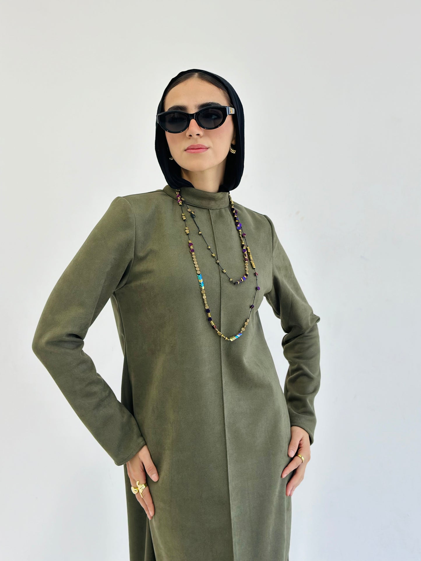 Basic Dress - Olive