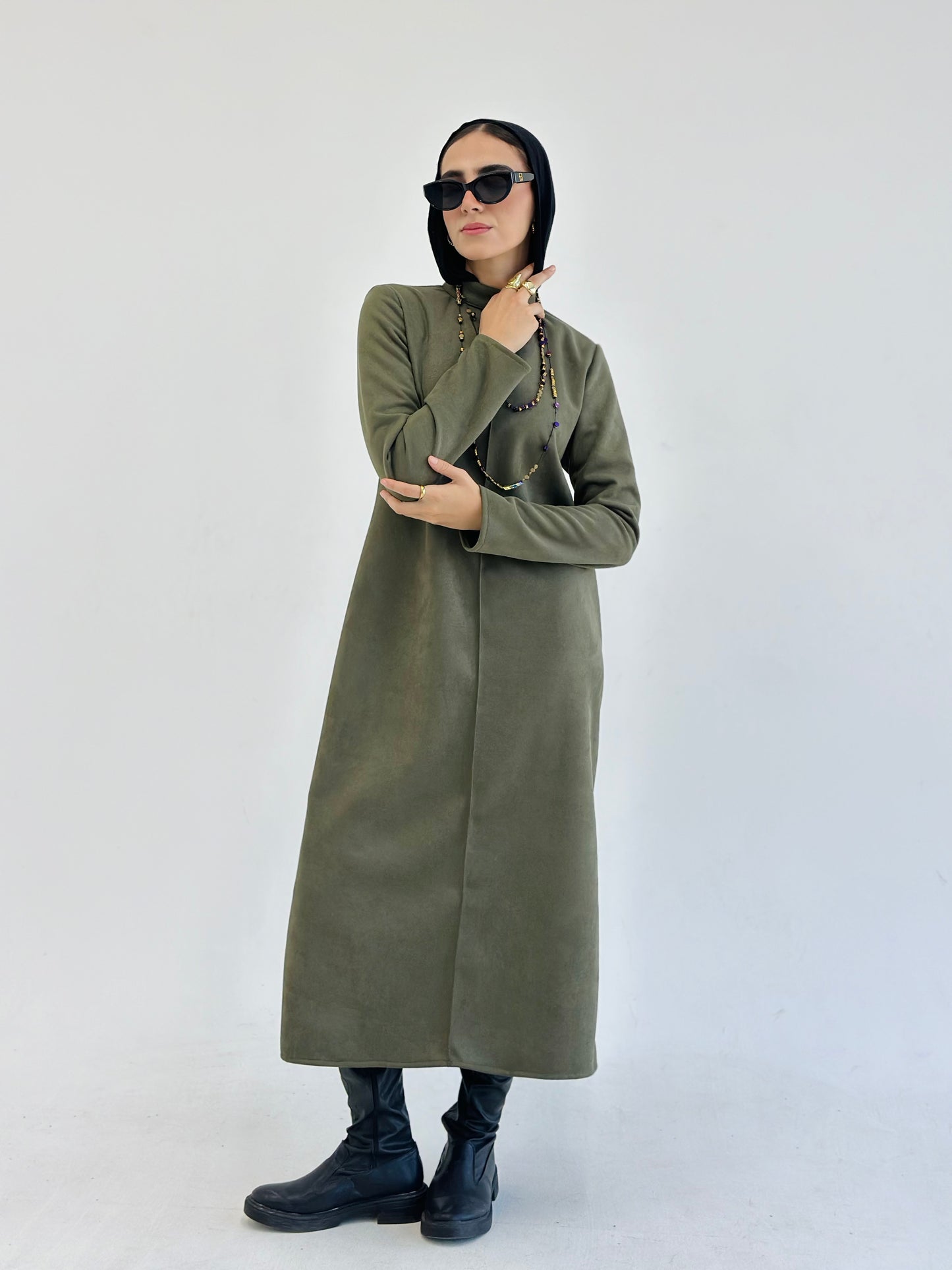 Basic Dress - Olive