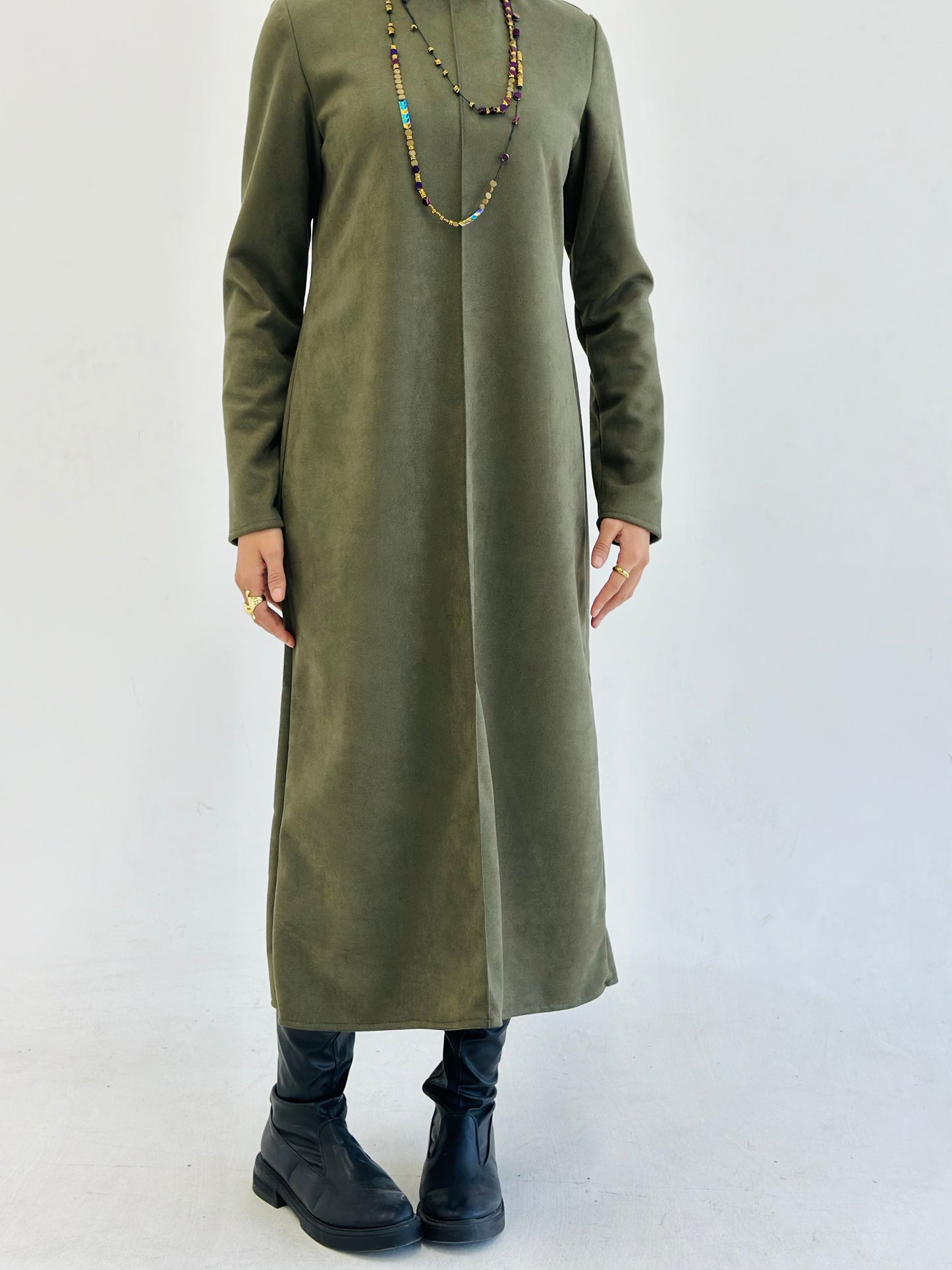 Basic Dress - Olive