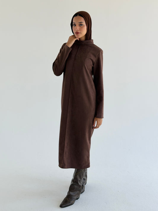 Basic Dress - Brown