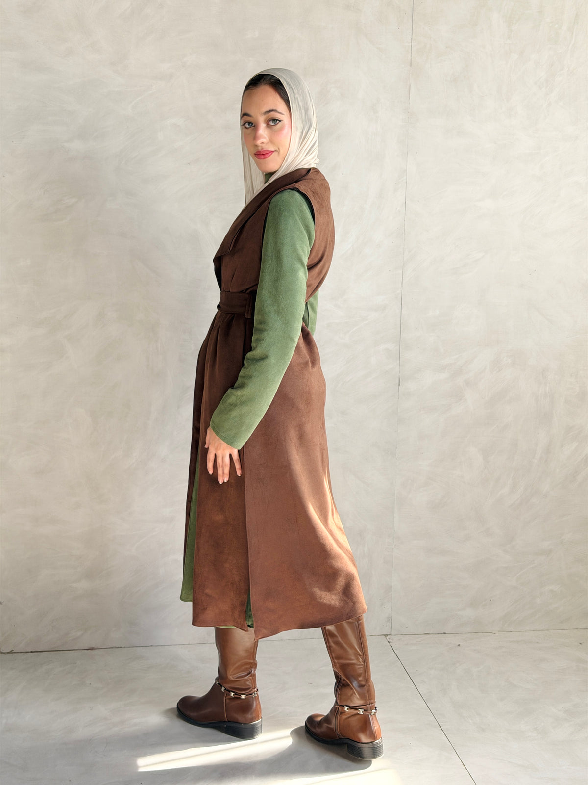 Vest - Brown