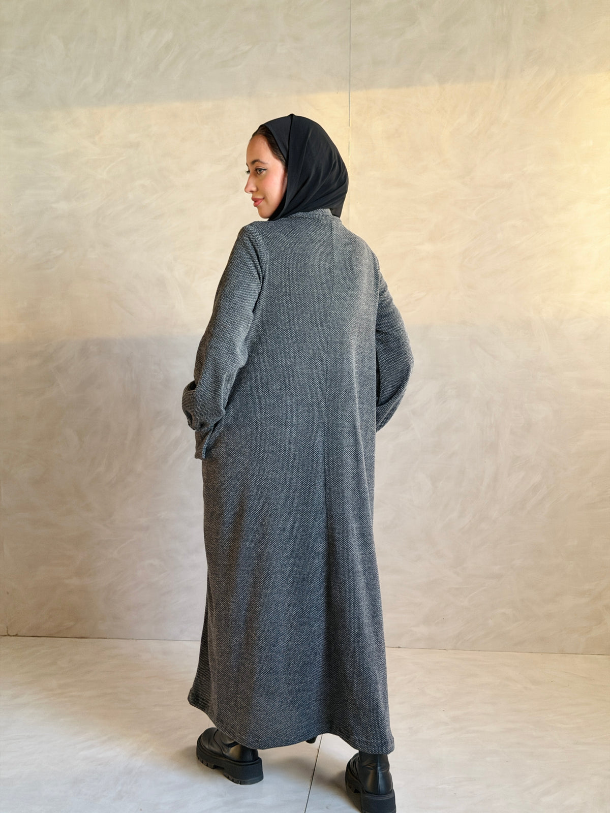 Balloon Dress - Gray