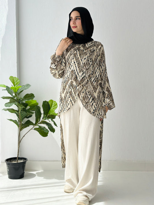 Wrap Tiger Blouse