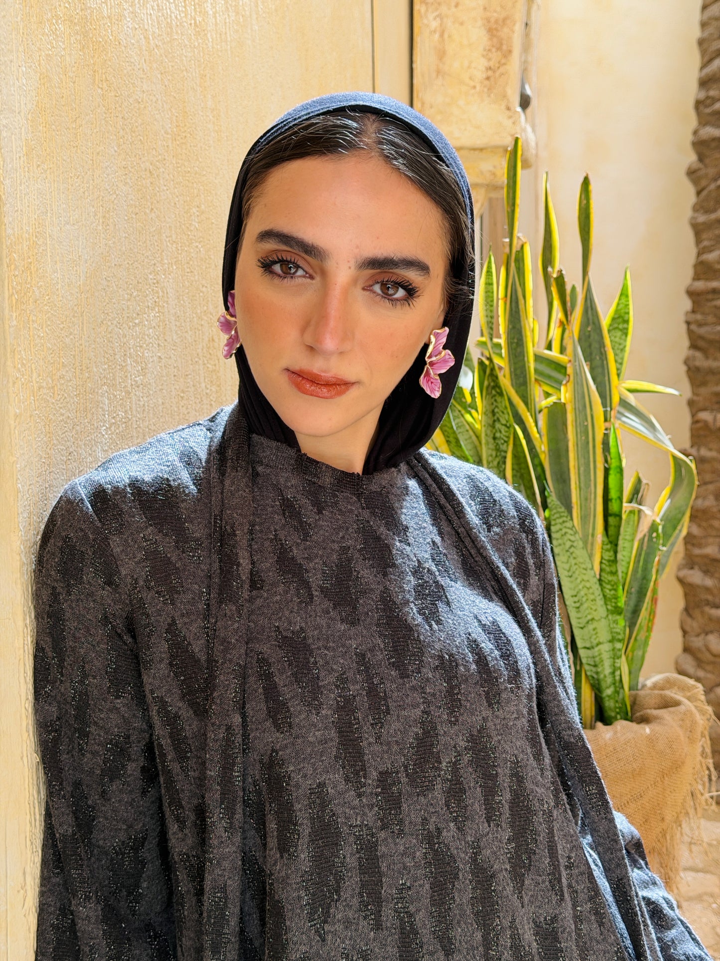 Balloon Dress - Gray