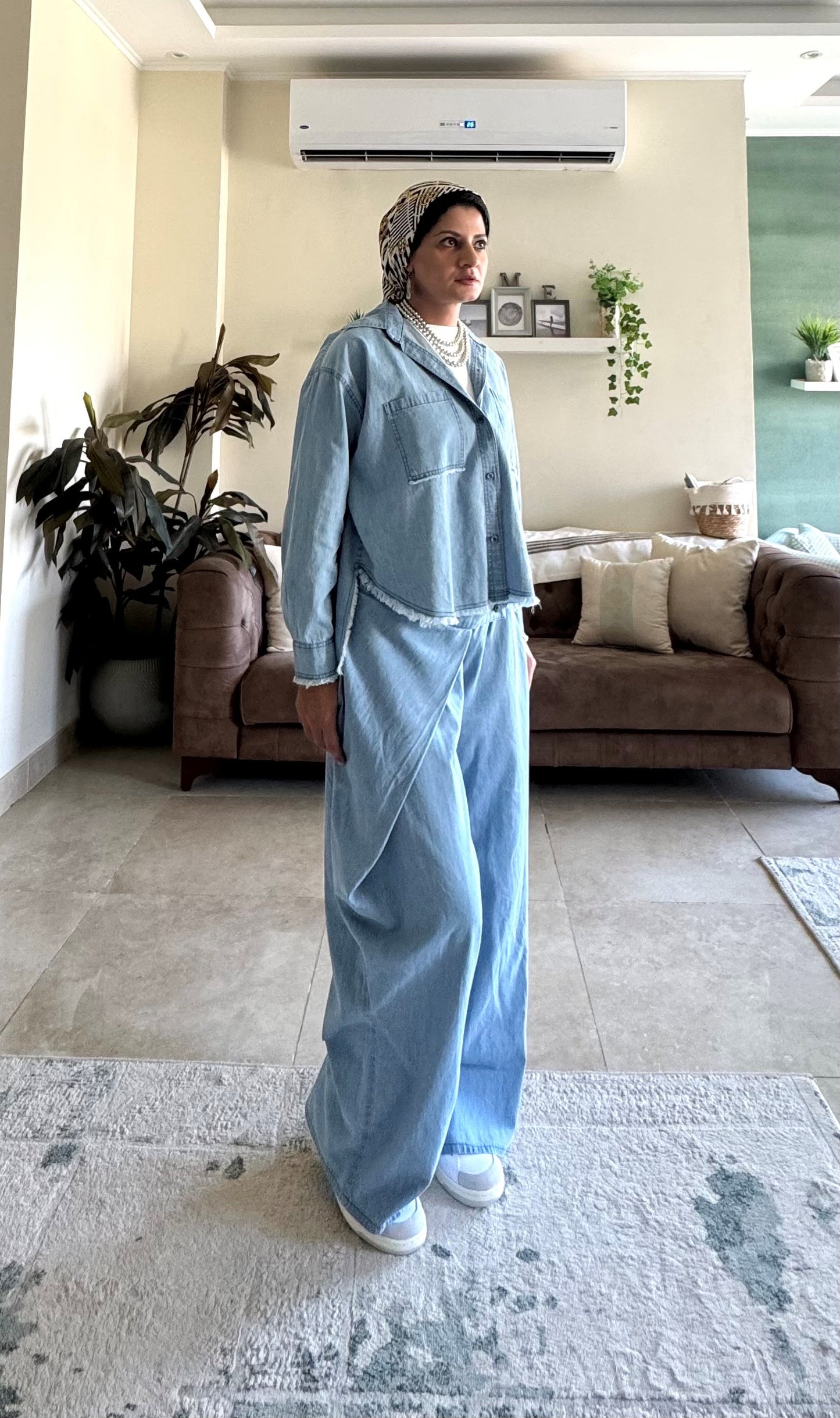 Coastal Breeze Denim Set