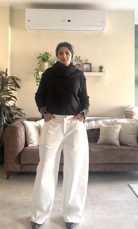 Balloon Pants - White