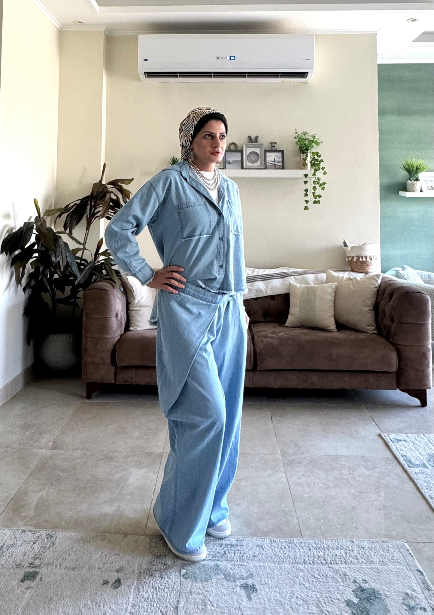 Coastal Breeze Denim Set
