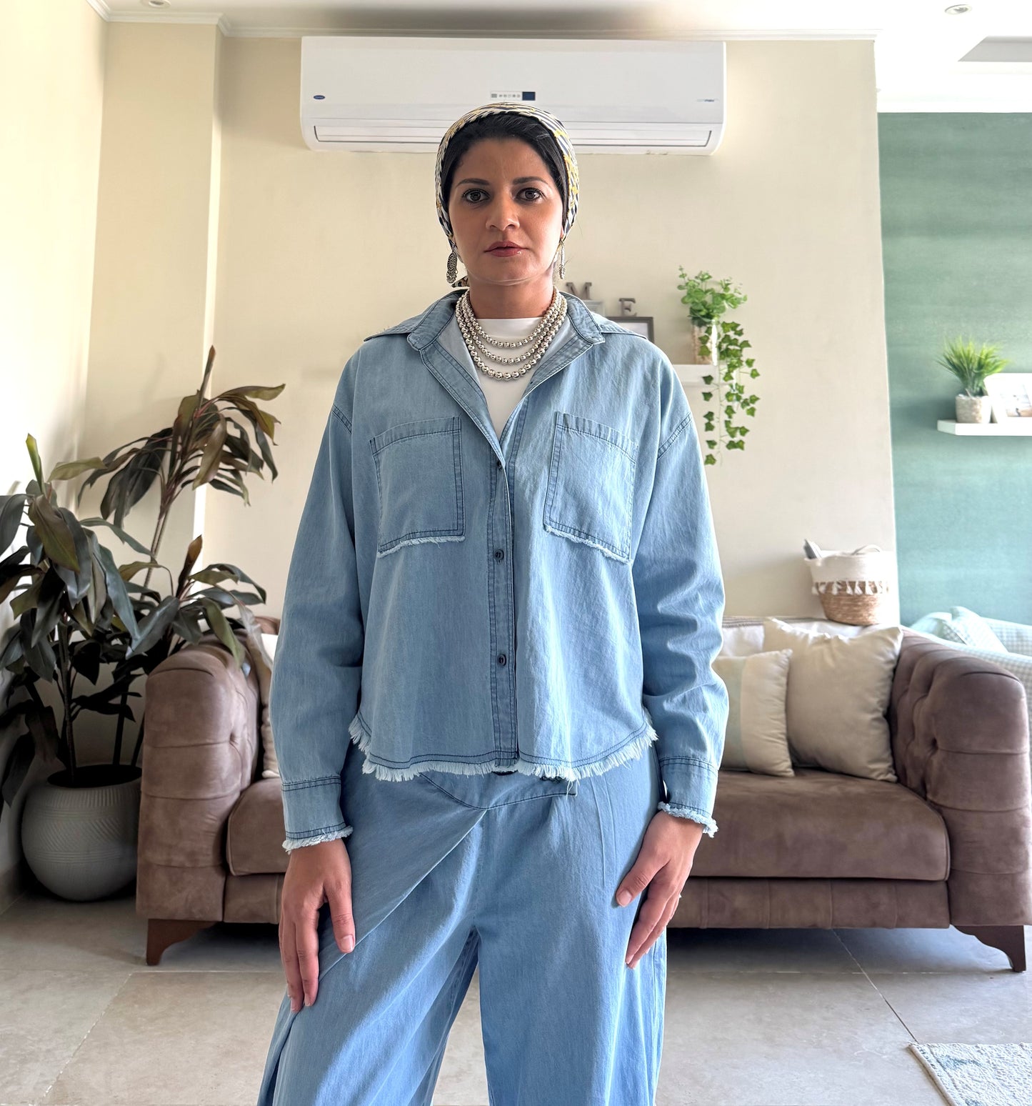 Coastal Breeze Denim Set